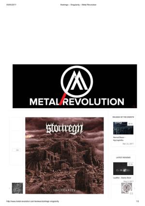 05/05/2017 Stortregn – Singularity – Metal Revolution