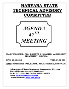 Agenda 47 Meeting