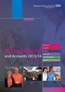 Annual Report PEOPLE DELIVERY and Accounts 2013/14 ENVIRONMENT COST