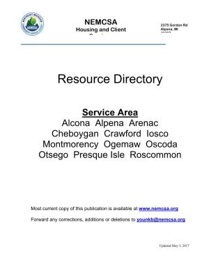Alcona County Resources