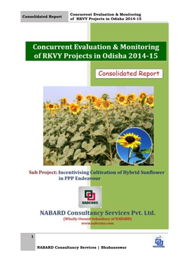 Concurrent Evaluation & Monitoring of RKVY Projects in Odisha 2014-15