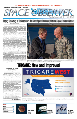 TRICARE: New and Improved by Airman 1St Class Alexis Christian 21St Space Wing Public Affairs