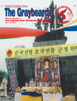 The Graybeards Joseph Pirrello the Magazine for Members, Veterans of the Korean War, and Service in Korea