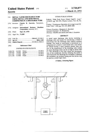 United States Patent 1191 1111 3,720,877 Zarowin 1451March 13, 1973