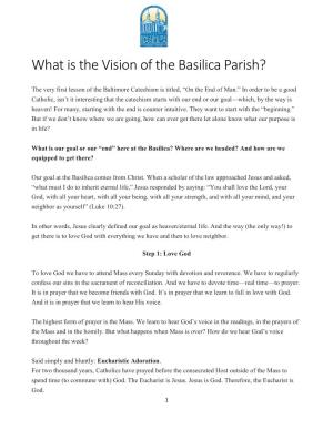 What Is the Vision of the Basilica Parish?
