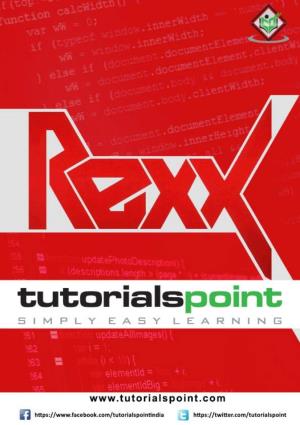 Preview Rexx Tutorial (PDF Version)