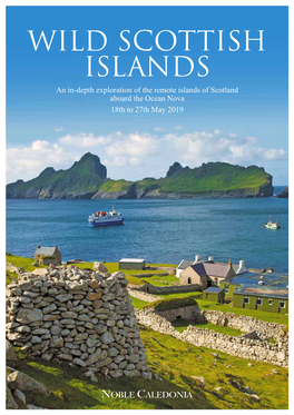 WILD SCOTTISH ISLANDS an In-Depth Exploration of the Remote Islands of Scotland Aboard the Ocean Nova 18Th to 27Th May 2019 Arctic Tern