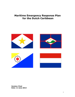Maritime Emergency Response Plan for the Dutch Caribbean
