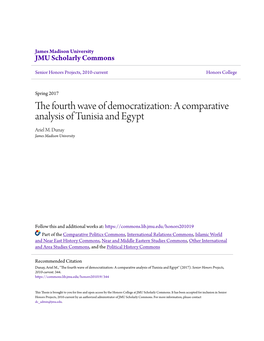 A Comparative Analysis of Tunisia and Egypt Ariel M