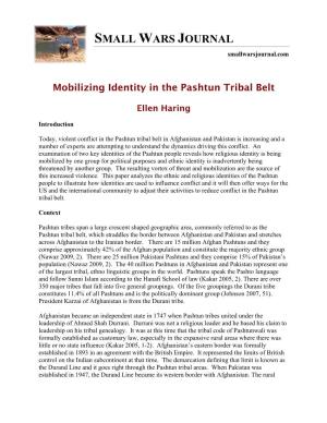 Mobilizing Identity in the Pashtun Tribal Belt