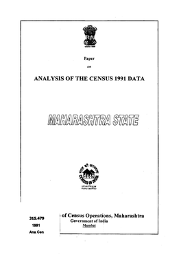 Analysis of the Census 1991 Data