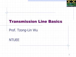 Transmission Line Basics