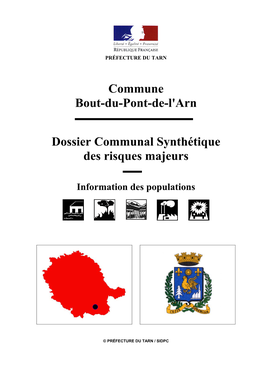 Commune Bout-Du-Pont-De-L'arn Dossier Communal Synthétique