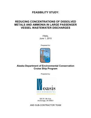 Reducing Concentrations of Dissolved Metals and Ammonia in Large Passenger Vessel Wastewater Discharges