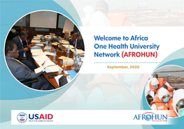 Welcome to Africa One Health University Network (AFROHUN)