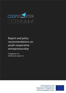 Report and Policy Recommendations on Youth Cooperative