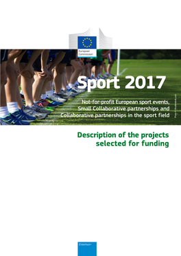 Sport 2017 Not-For-Profit European Sport Events, Small Collaborative Partnerships And