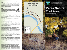 Perea Nature Trail Brochure