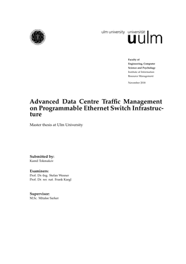 Advanced Data Centre Traffic Management on Programmable