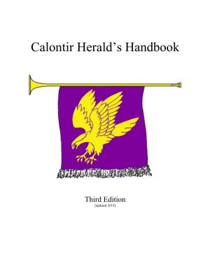 Calontir Heralds Handbook