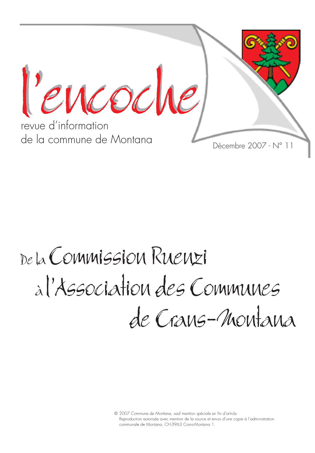 De La Commission Ruenzi À L'accm