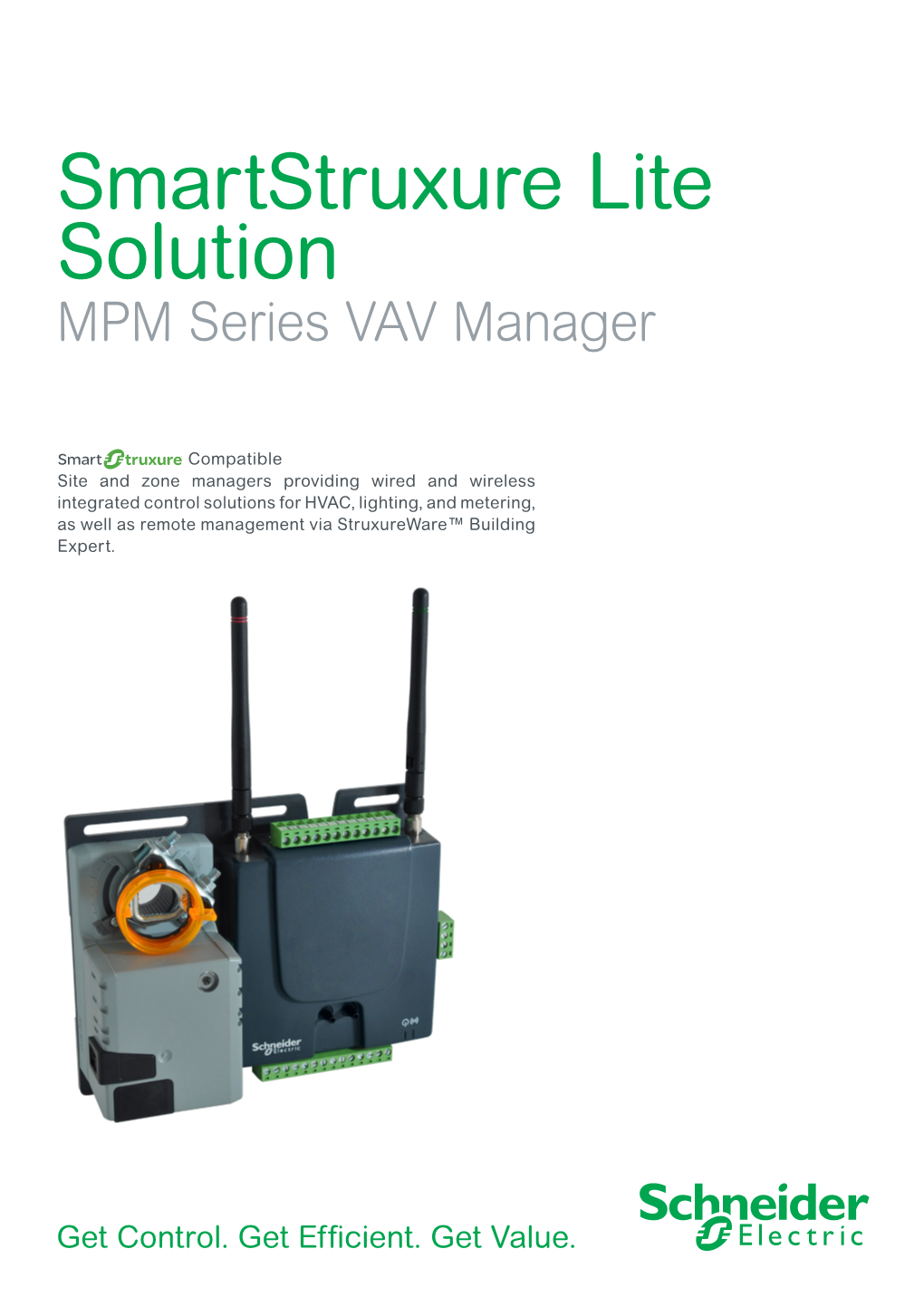 Smartstruxure Lite Solution MPM Series VAV Manager