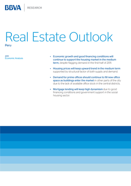 Real Estate Outlook Peru