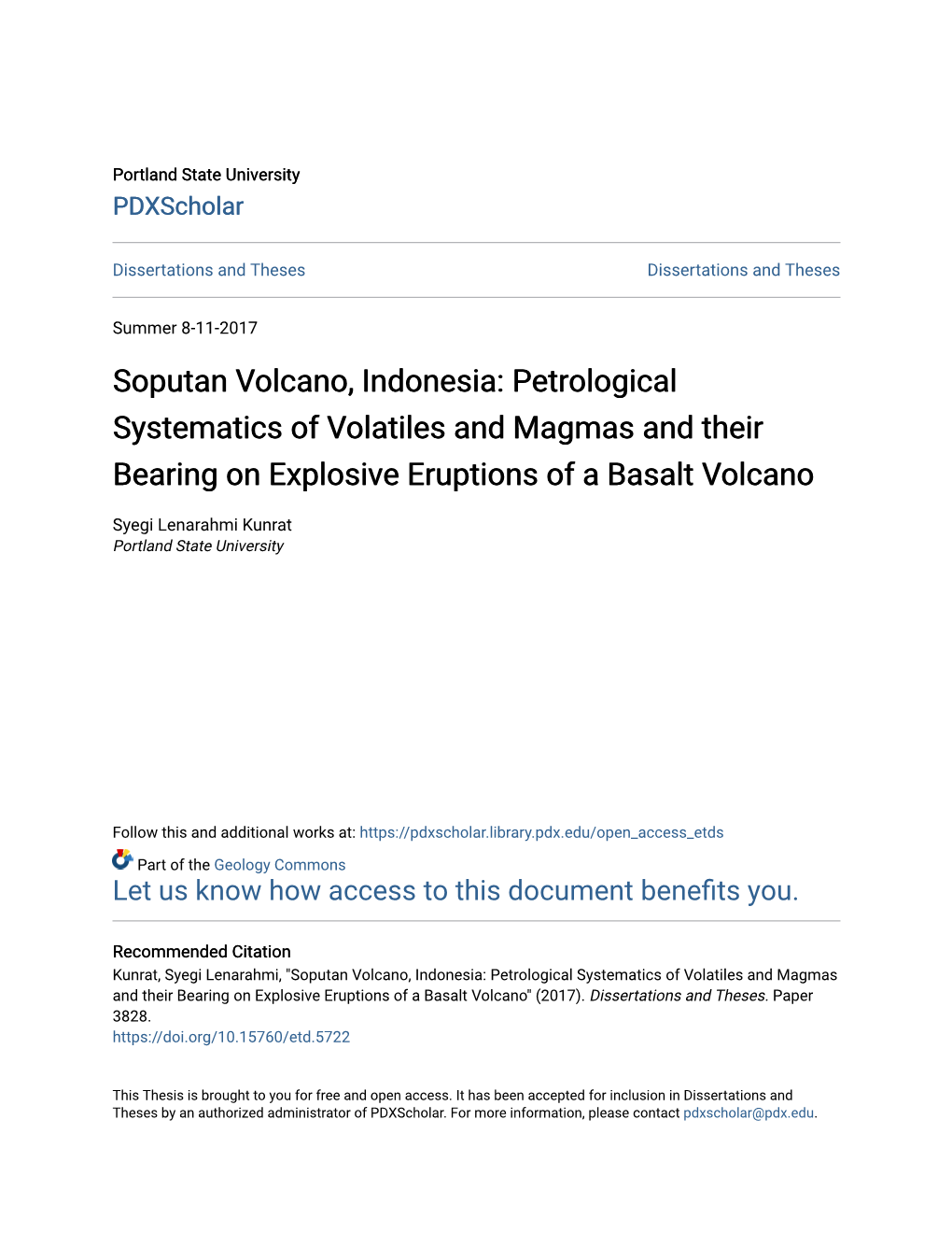 Soputan Volcano, Indonesia: Petrological Systematics of Volatiles and Magmas and Their Bearing on Explosive Eruptions of a Basalt Volcano