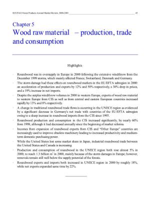 Chapter 5 Wood Raw Material – Production, Trade and Consumption