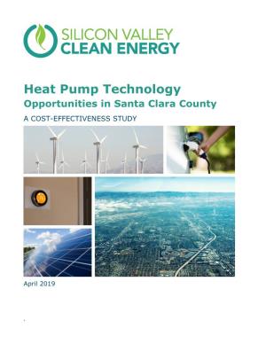 Heat Pump Technology Opportunities in Santa Clara County a COST-EFFECTIVENESS STUDY