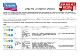 Girlguiding Laser London Challenge