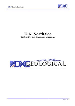 DXC Geological U.K. North Sea Carboniferous Chronostratigraphy