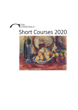 Short Courses 2020