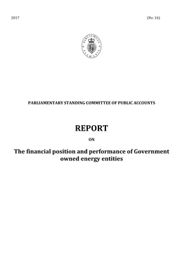Report Tabled 15 August 2017