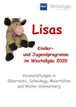 Kinder- Und Jugendprogramm Im Westallgäu