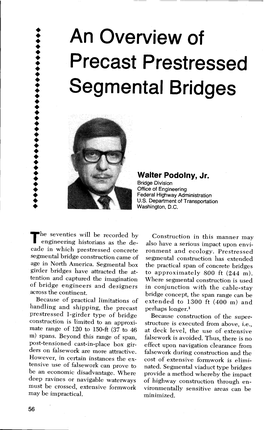 An Overview of Precast Prestressed Segmental Bridges