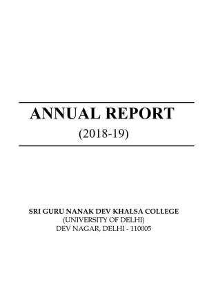 Annual Report (2018-19)