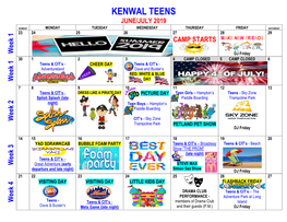 Kenwal Teens June/July 2019