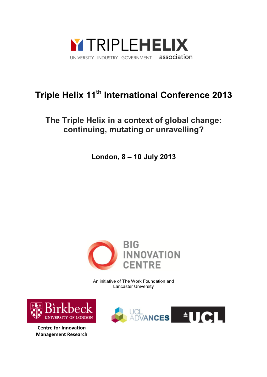 See the Conference Programme Here