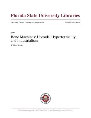 Bone Machines: Hotrods, Hypertextuality, and Industrialism