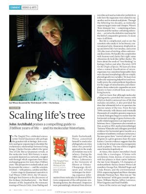 Scaling Life's Tree