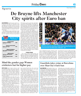 De Bruyne Lifts Manchester City Spirits After Euro Ban