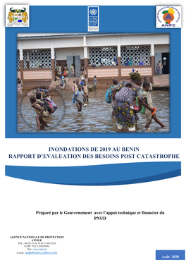 Inondations De 2019 Au Benin Rapport D Evaluation Des Besoins Post