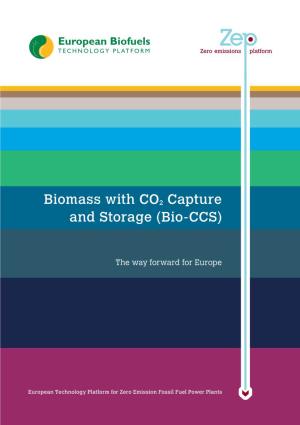 Biomass with CO2 Capture and Storage (Bio-CCS)