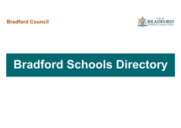 Bradford Schools Directory