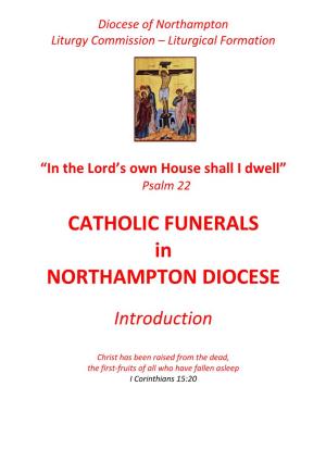 CATHOLIC FUNERALS in NORTHAMPTON DIOCESE