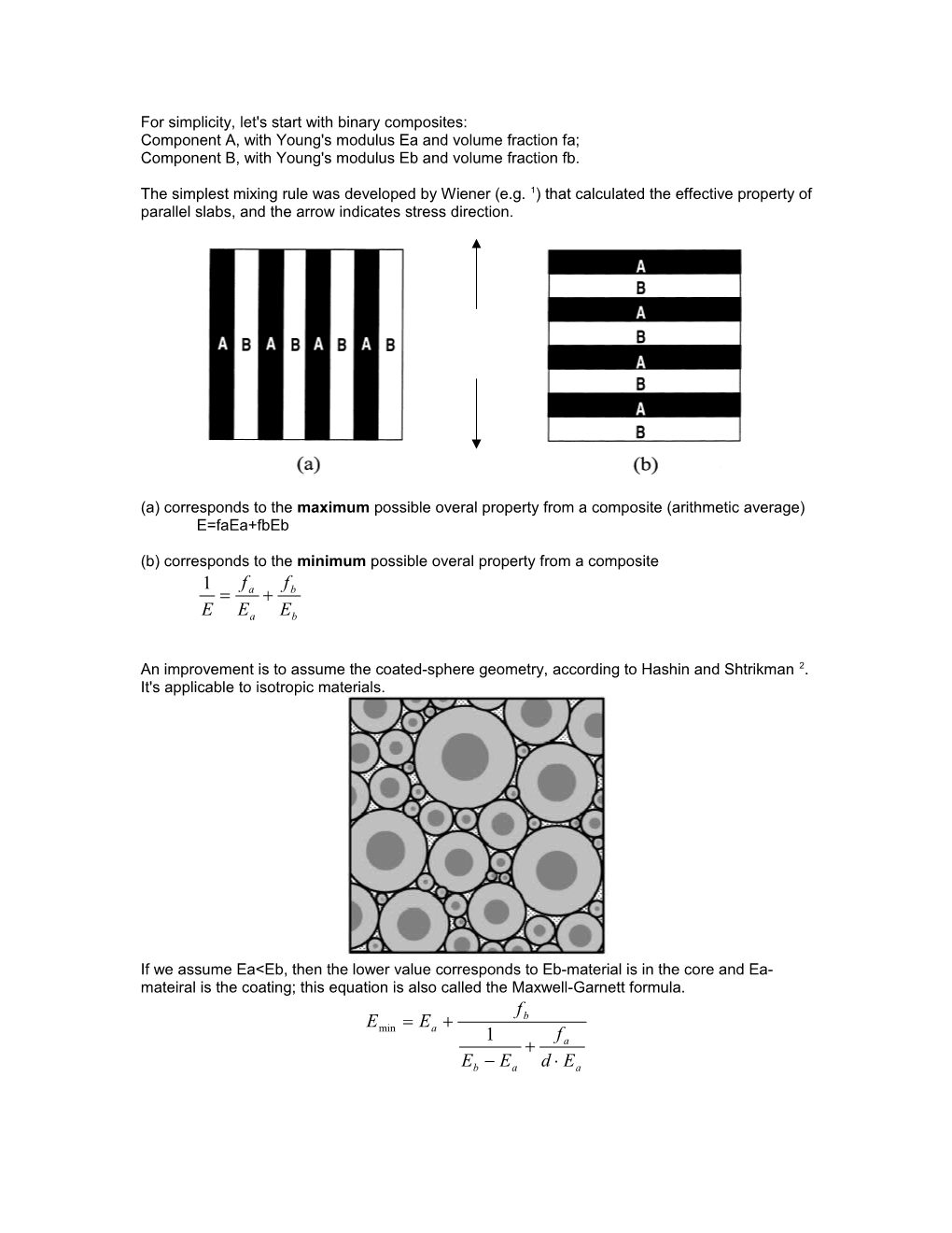 For Simplicity, Let's Start with Binary Composites