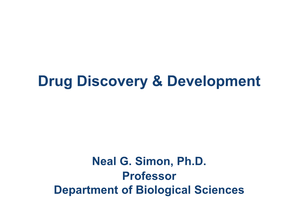 Drug Discovery & Development