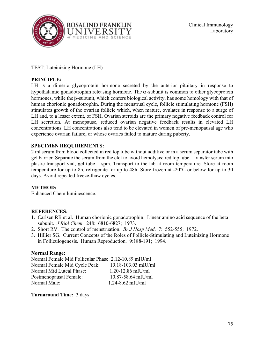 Luteinizing Hormone (LH)