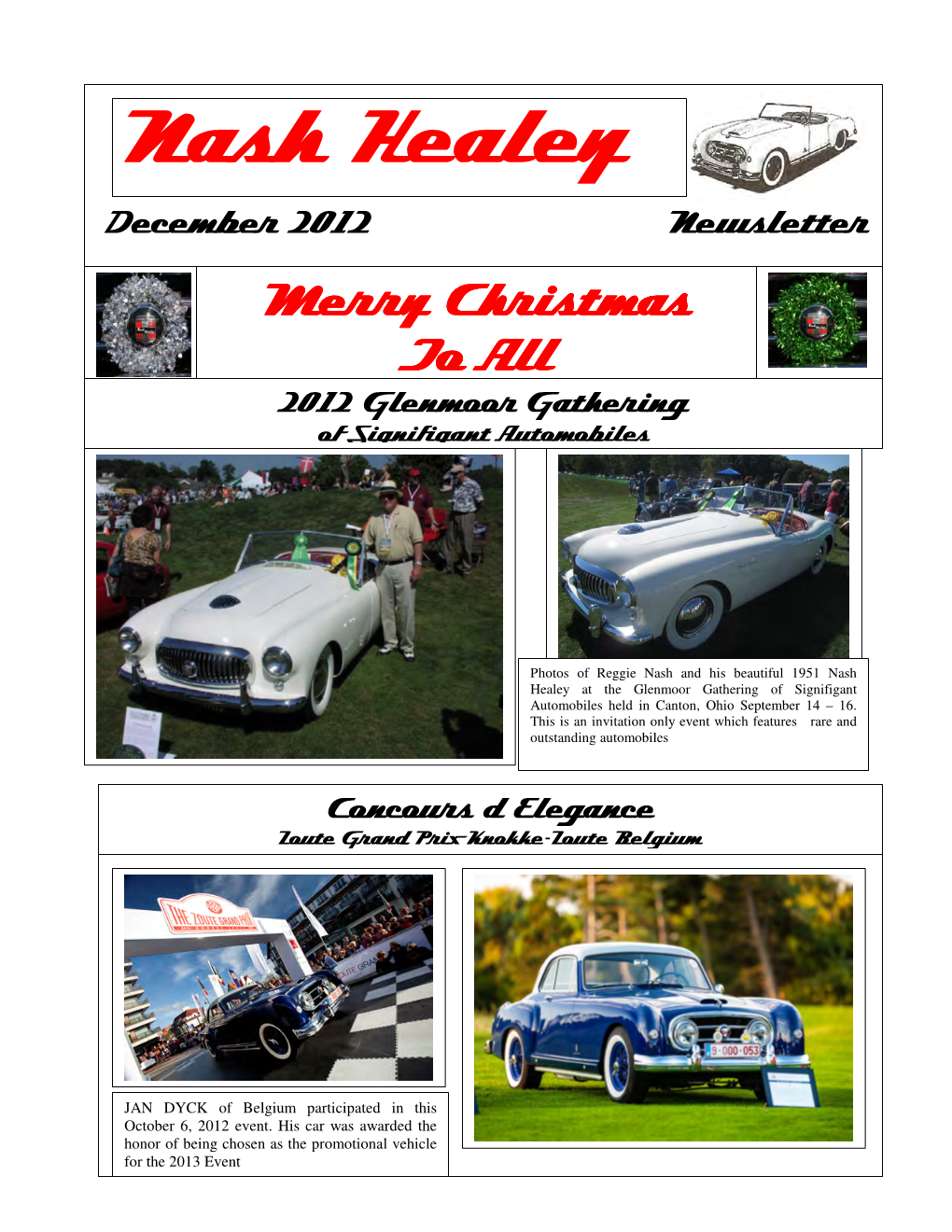 Nash Healey Owners